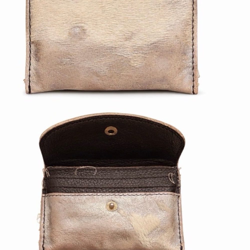 Louis Vuitton Monogram Upcycled Calf Hair Mini Wallet / Card Holder - Picture 2 of 3